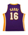 Swingman NBA Pau Gasol Los Angeles Lakers Morada 2009-2010