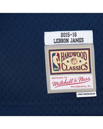 Swingman NBA Lebron James Cavaliers 2015-2016 Azul.
