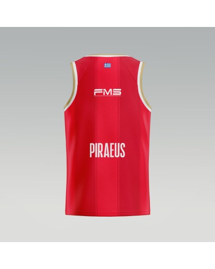 Olympiacos BC 2024-2025 Home Red Jersey 24/25