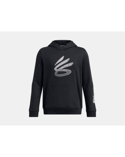 Sudadera Under Armour Curry Splash '24 Negra Niños