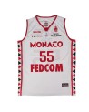 Camiseta Blanca Mike James AS Mónaco Basket