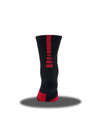 Calcetín Nike Performance Negro/Rojo