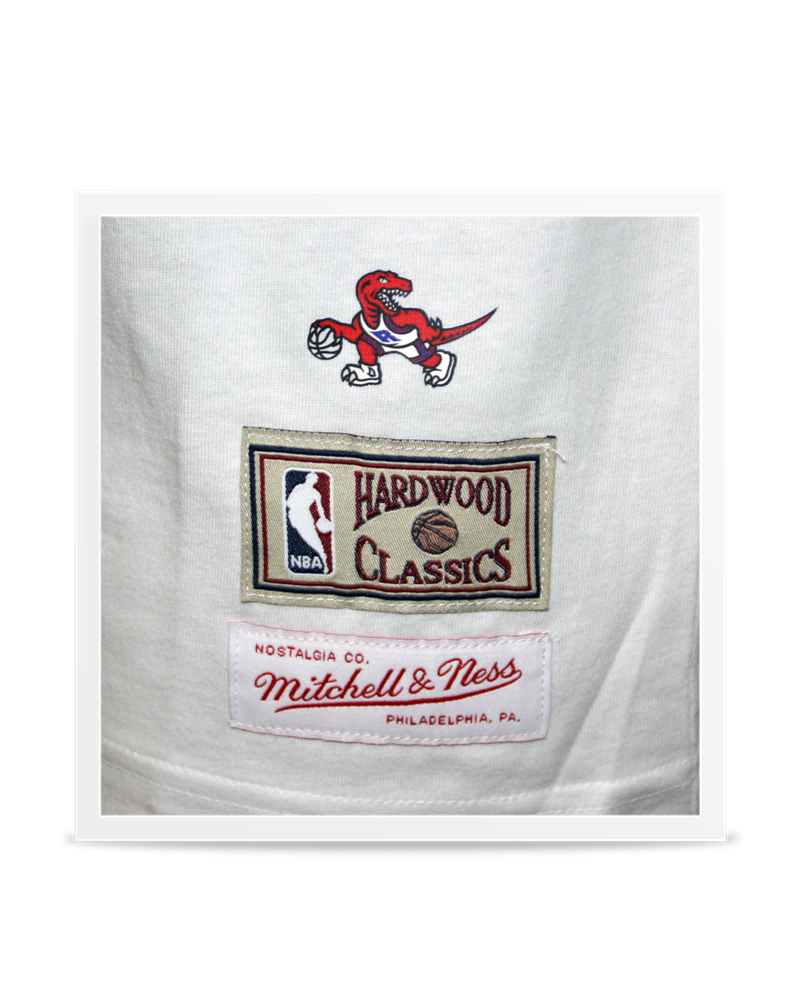 Mitchell And Ness NBA Toronto Raptors Gold Dribble T-Shirt