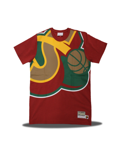 Camiseta Big Face Seattle Supersonics