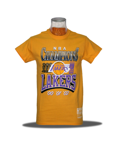 Three In A Row Los Angeles Lakers Tee