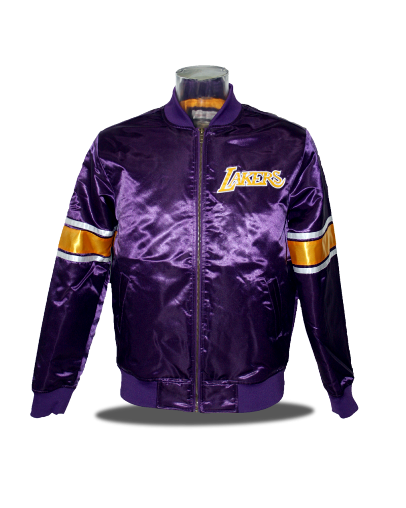 Heavy Satin Jacket Los Angeles Lakers