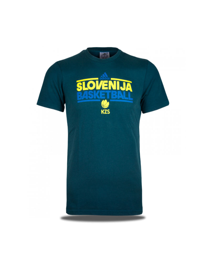 espejo de puerta Vacío Ejercicio mañanero Camiseta Adidas Selección de Baloncesto de Eslovenia