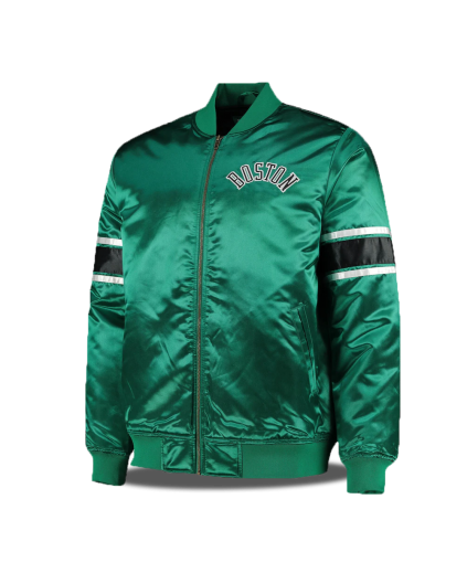 Satin Jacket Boston Celtics