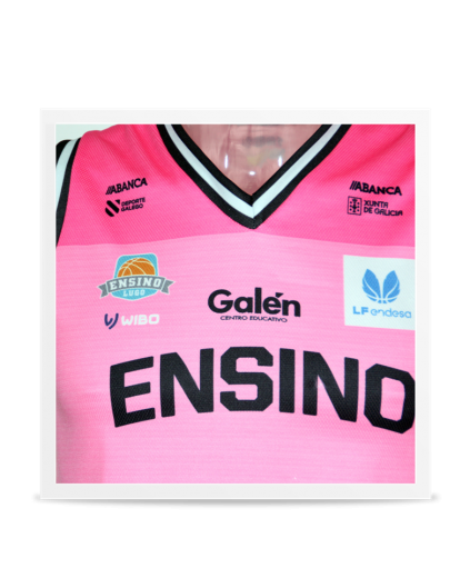 Camiseta Liga Femenina Ensino Lugo Rosa