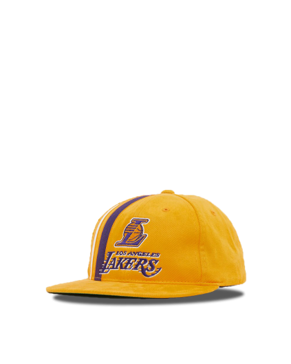 Gorra M&N Team Stripe Los Angeles Lakers