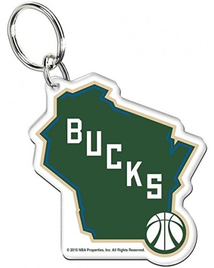 Acrylic Keyring Milwaukee Bucks