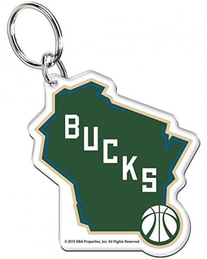 Llavero Acrílico Milwaukee Bucks