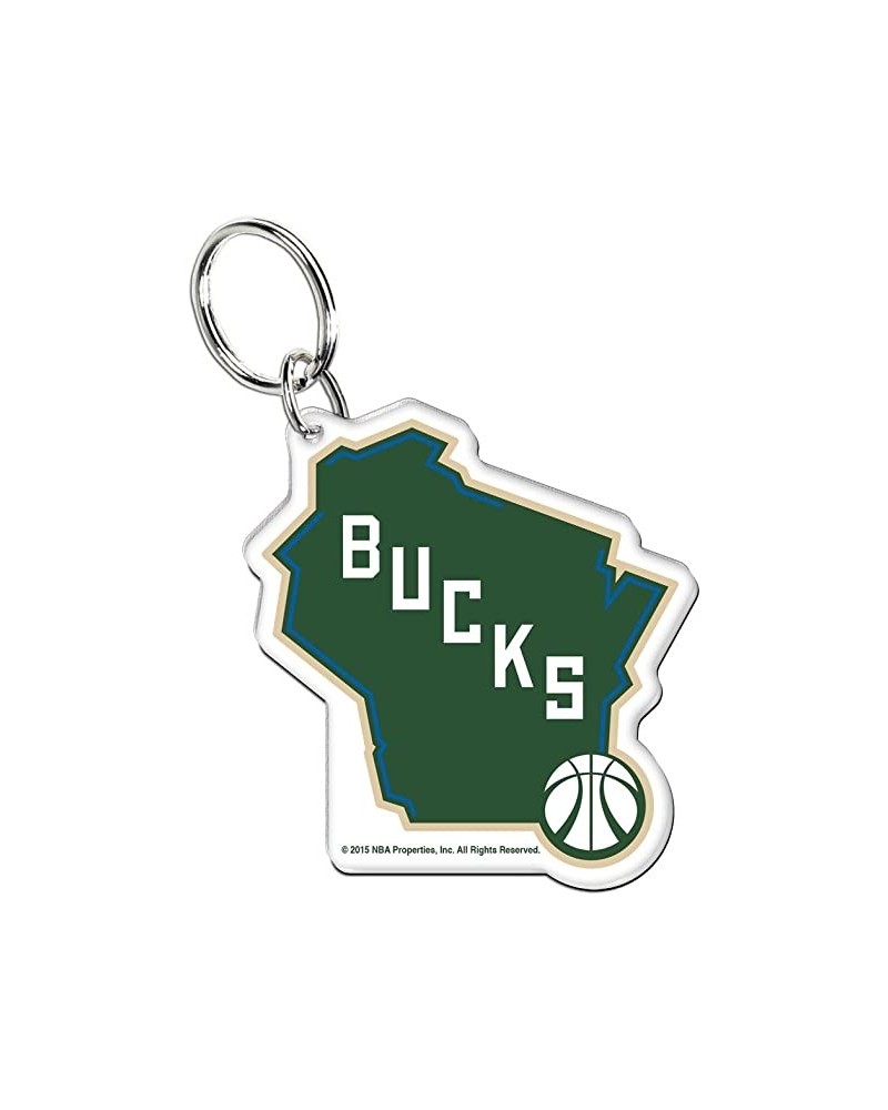 Llavero Acrílico Milwaukee Bucks