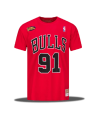 Camiseta Roja NBA Dennis Rodman Bulls
