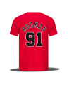 Camiseta Roja NBA Dennis Rodman Bulls