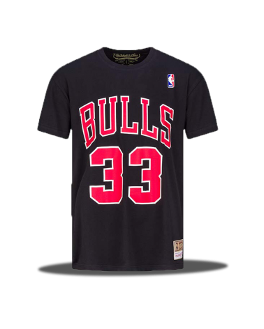 Camiseta Negra NBA Scottie Pippen Bulls