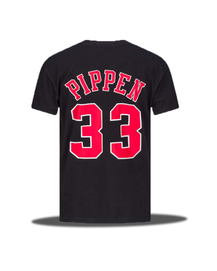 Camiseta Negra NBA Scottie Pippen Bulls