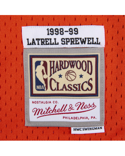 Camiseta Swingman NBA Hardwood Classics Mitchell&Ness Reload Latrell Sprewell New York Knicks