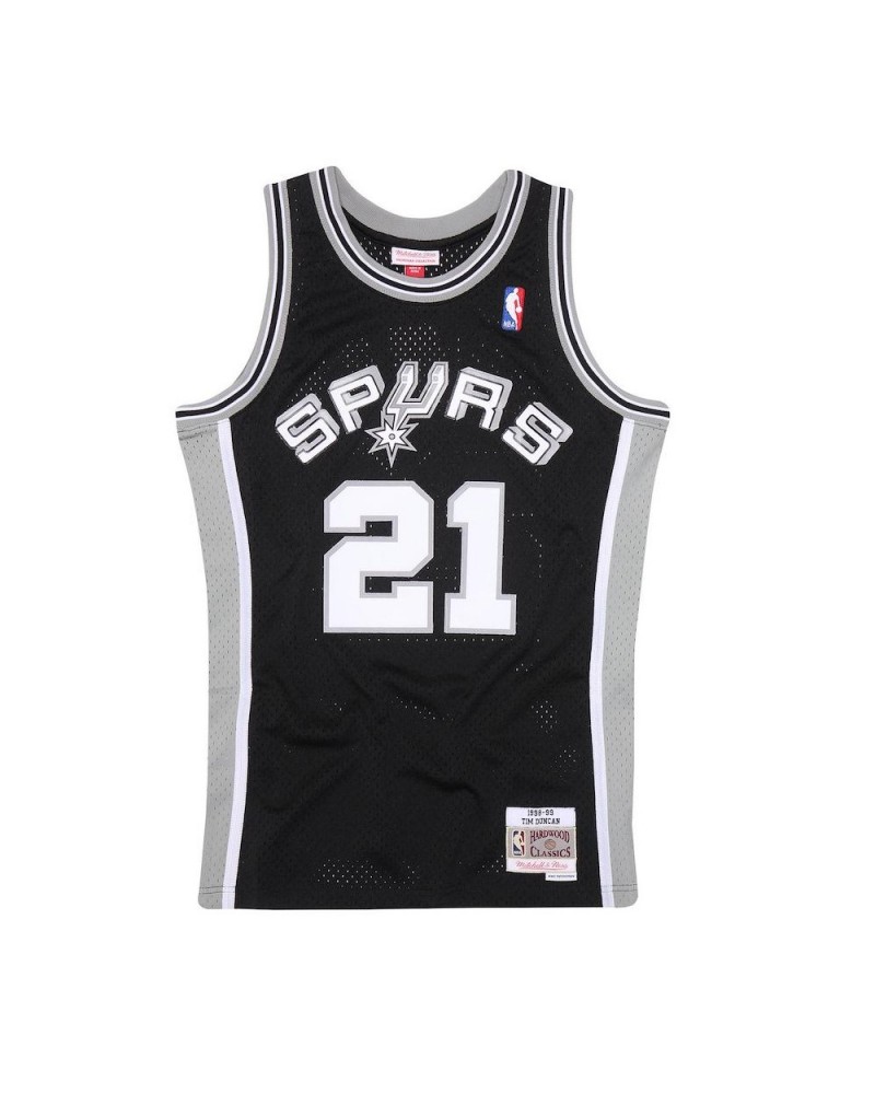 Buzo Cartas credenciales desconectado Camiseta NBA Swingman Tim Duncan San Antonio Spurs