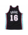 Camiseta Swingman NBA Hardwood Classics Mitchell&Ness Pau Gasol Memphis Grizzlies