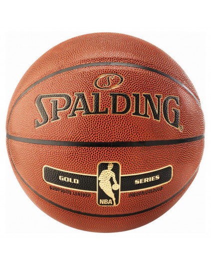 Balón Baloncesto Spalding NBA Gold Series