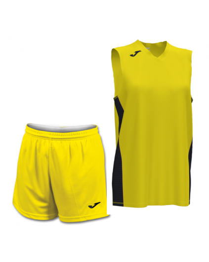 Joma Cancha iii equipación baloncesto femenino amarillo