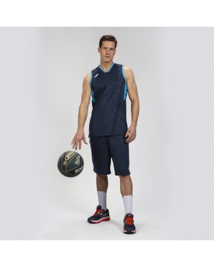 Joma Campus equipación baloncesto azul marino
