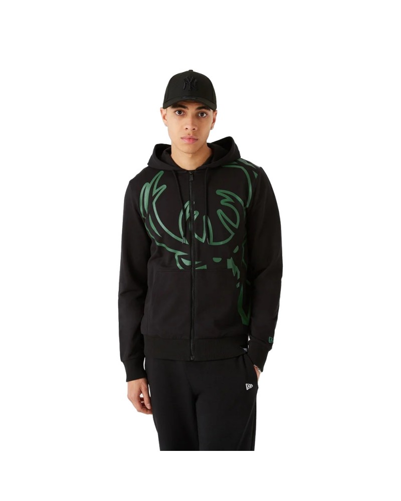 Sudadera Enlarged Logo Milwaukee Bucks